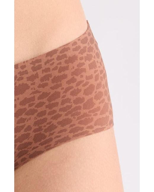 Chantelle Brown Soft Stretch Seamless Hipster Panties
