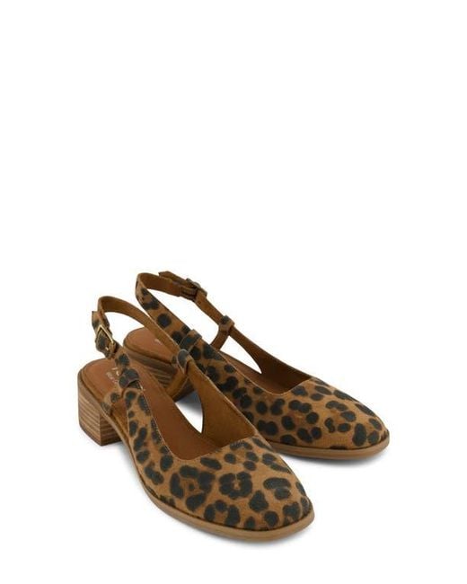TOMS Brown Jaclyn Slingback Pump