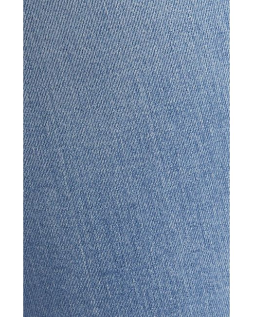 GOOD AMERICAN Blue Good Legs Patch Pocket Flare Jeans