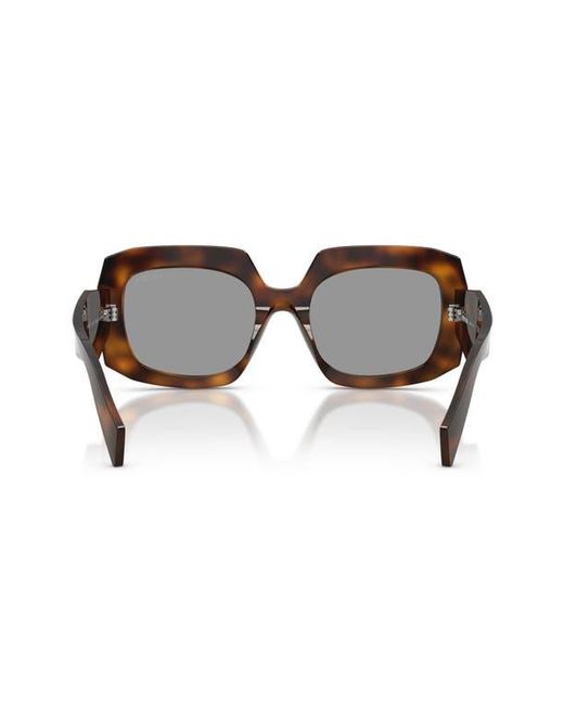 Prada Black 55Mm Square Sunglasses