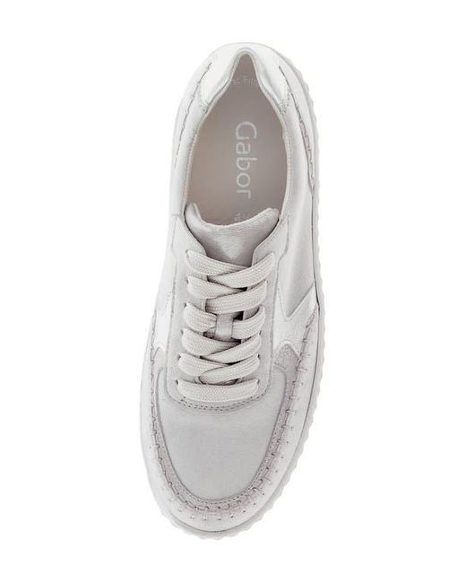 Gabor White 63.204 Platform Sneaker