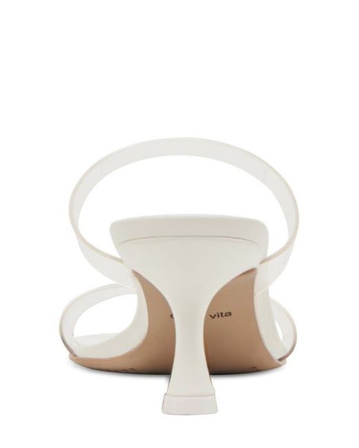 Dolce Vita White Genora Slide Sandal