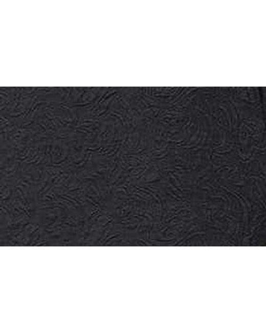 TOPSHOP Black Textured Lace Pelmet Skirt