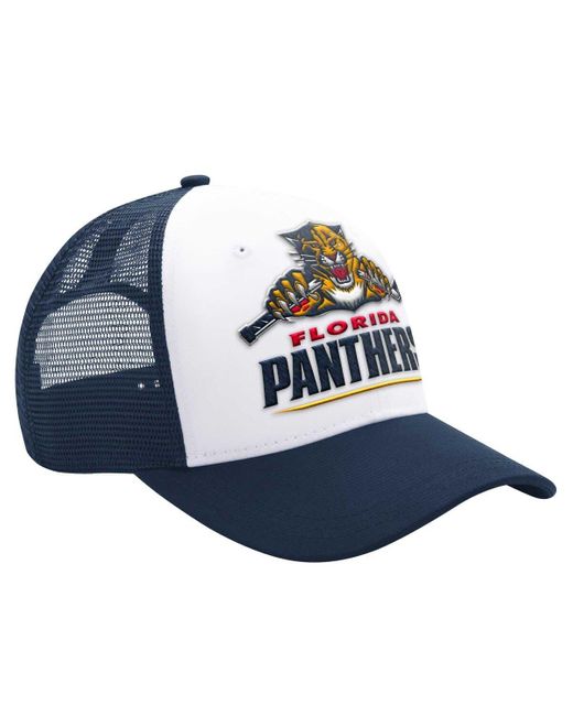 Starter Blue /navy Florida Panthers Arch Logo Trucker Adjustable Hat At Nordstrom for men