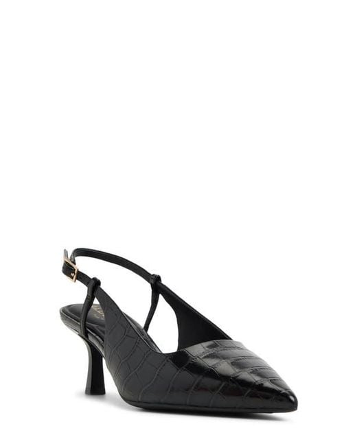 ALDO Black Adan Pointed Toe Slingback Pump