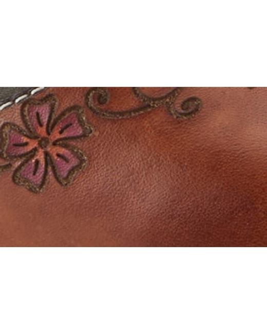 Spring Step Brown Sayyes Ankle Strap Pump