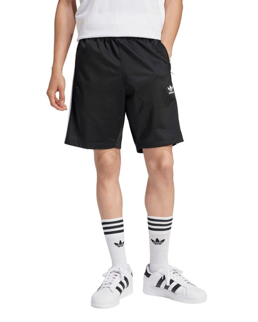 Adidas Originals Black Adicolor Firebird Sweat Shorts for men