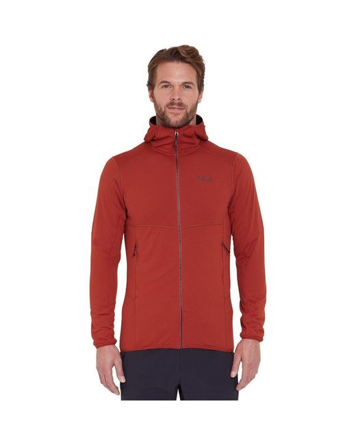 Rab Red Evolute Hooded Jacket for men