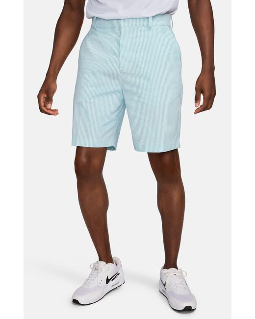 Nike Blue Dri-fit Tour Seersucker Golf Shorts for men