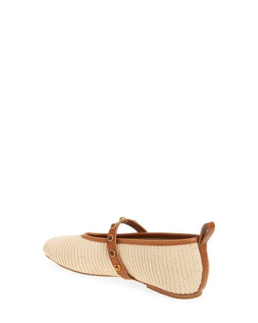Rag & Bone Natural Cabochon Spire Mary Jane Flat