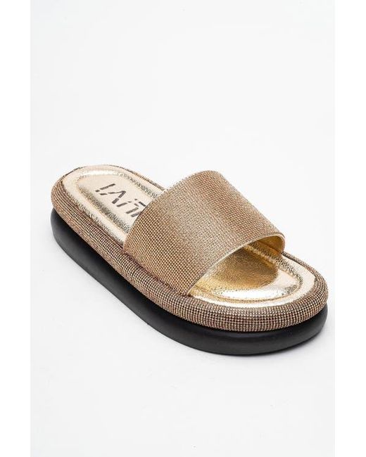 Prologue Shoes Multicolor Oeste Rhinestone Platform Sandal