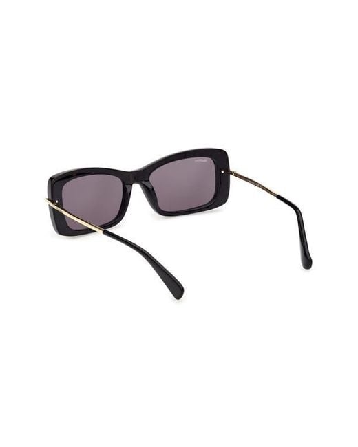 Max Mara Multicolor 54Mm Rectangular Sunglasses