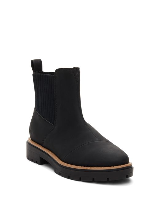 TOMS Black Cort Chelsea Boot