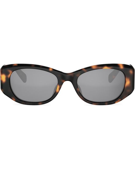 Céline Brown 3 Dots 54Mm Oval Sunglasses