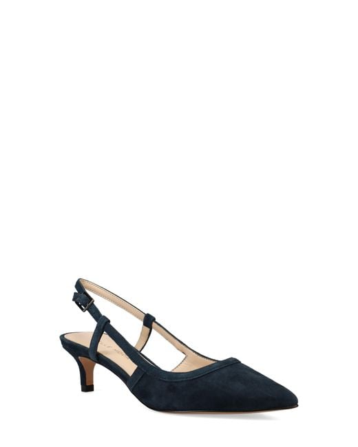 Pelle Moda Blue Deena Slingback Pump
