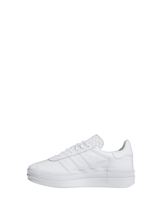adidas Gazelle Bold Platform Sneaker in White | Lyst
