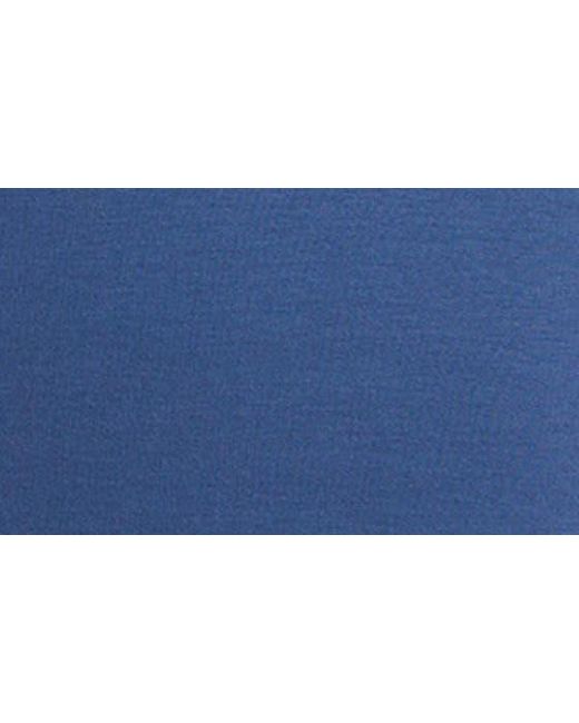 Hanro Blue Seamless V-neck Cotton Camisole