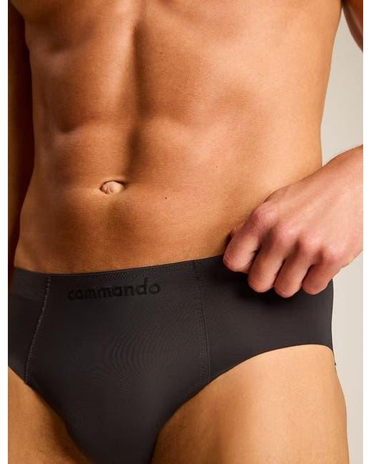 Commando Black Ultimate Bonded Brief for men