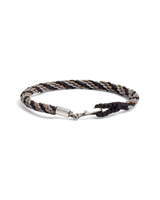 Caputo & Co. Multicolor Macramé Bracelet for men