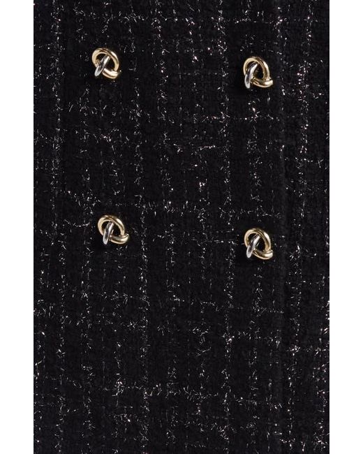 Boss Black Dansian Tweed Long Sleeve Minidress
