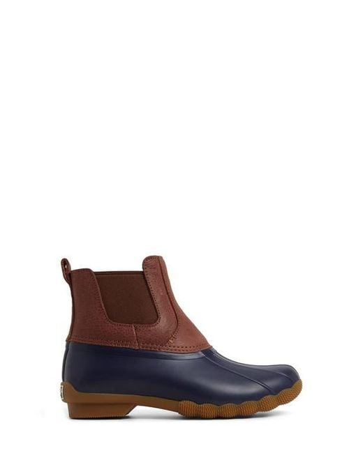 Sperry Top-Sider Blue Saltwater Waterproof Duck Chelsea Boot