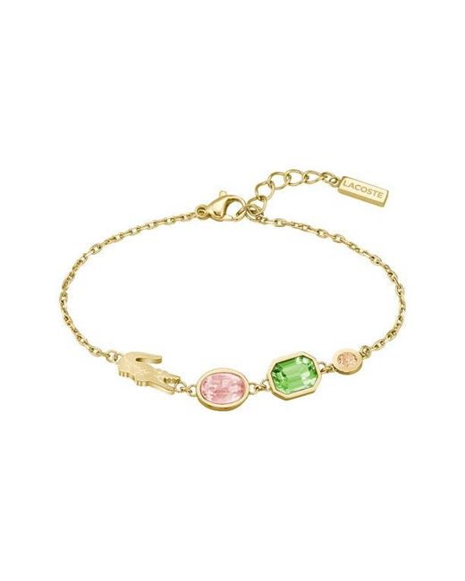 Lacoste White Deva Crystal Line Bracelet