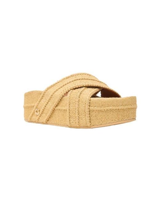 Maje Natural Platform Sandals
