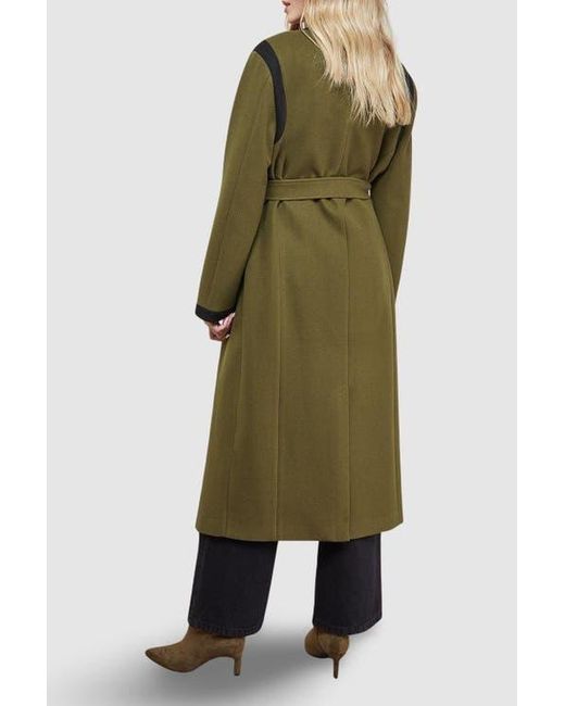 Oasis Black Tipped Coat