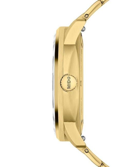 MIDO Metallic Commander Lady Dial Automatic Bracelet Watch, 35Mm