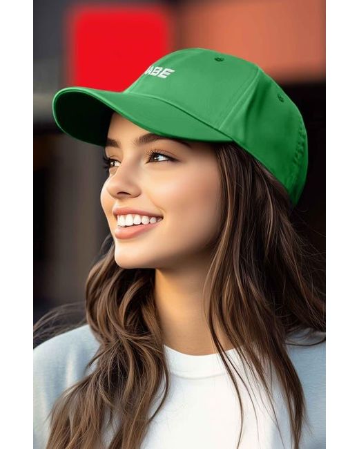 Alix Green Babe Embroidered Cap