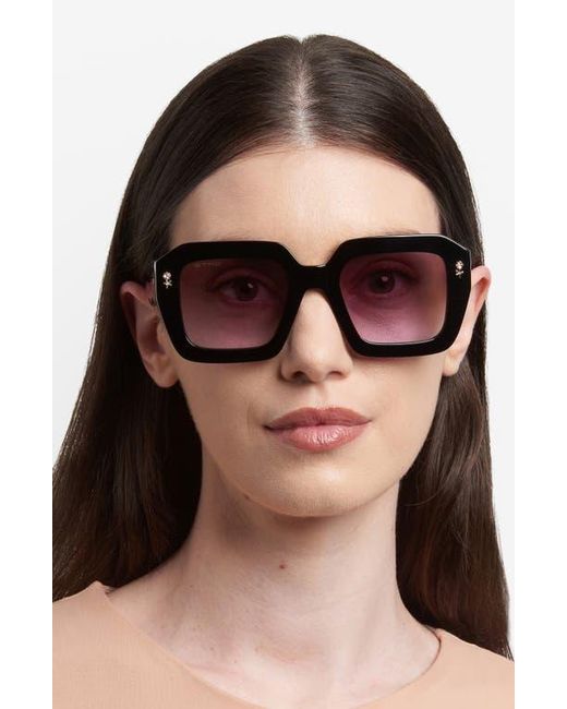 Etro Black 52Mm Gradient Rectangular Sunglasses