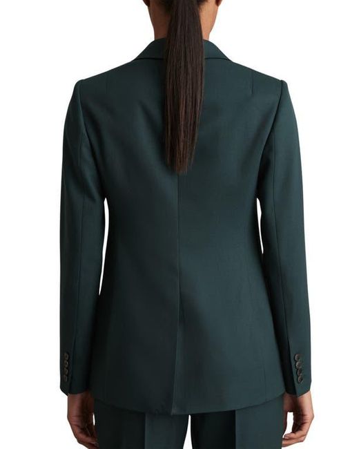 Reiss Blue Jade Wool Blend Jacket
