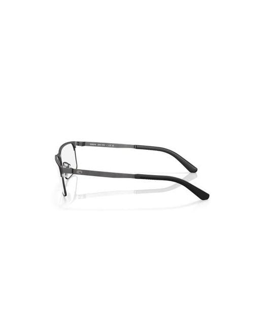 Costa Metallic 56Mm Rectangle Optical Glasses for men