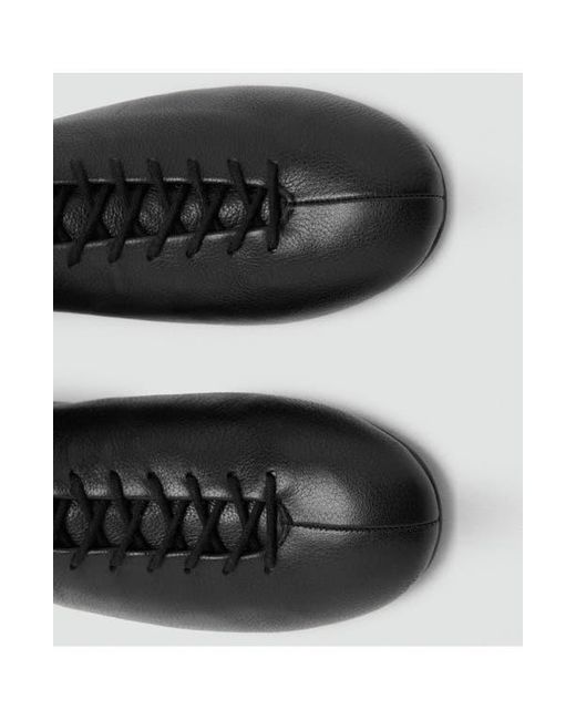Mango Black Lace Up Bootie