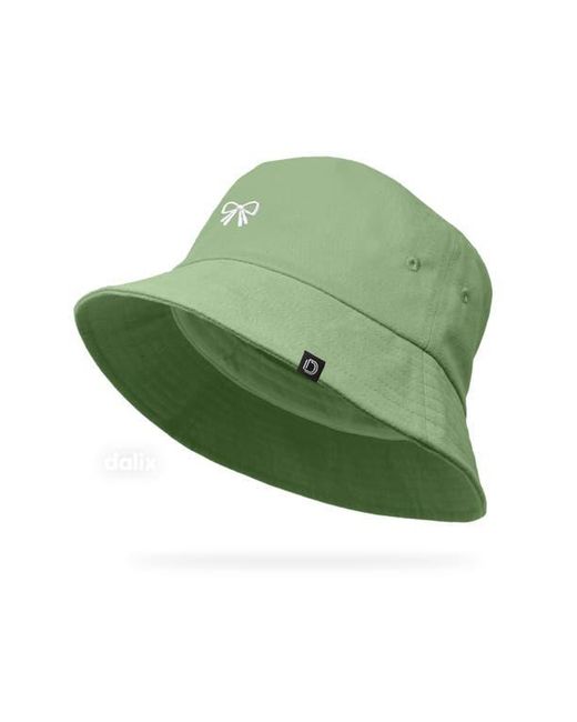 Alix Green Bow Bucket Hat