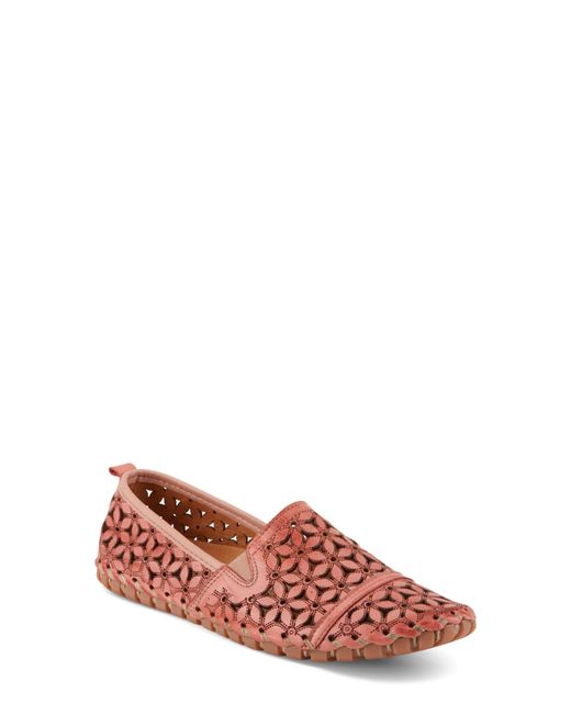 Spring Step Red Flowerflow Flat