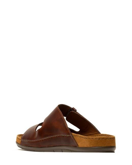 Rodd & Gunn Brown Ranfurly Slide Sandal for men