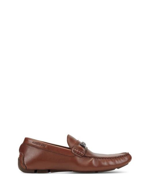 Kenneth Cole Brown Theme Bit Moc Toe Driving Loafer for men