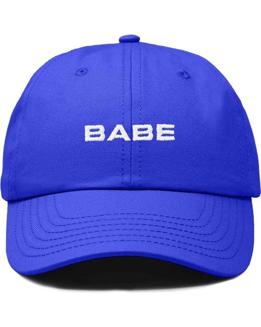 Alix Blue Babe Embroidered Cap