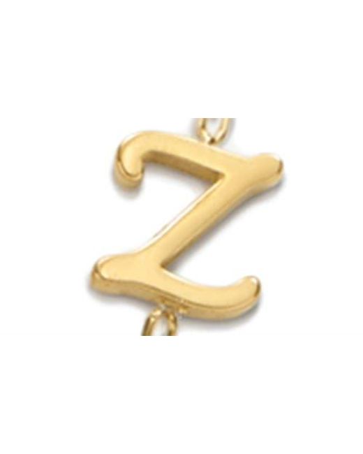 D.Louise White Initial Chain Necklace