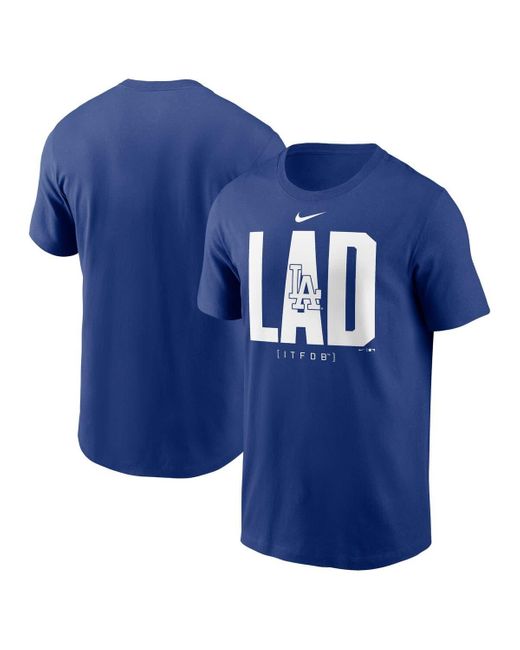 Nike Blue Los Angeles Dodgers Scoreboard T-shirt At Nordstrom for men