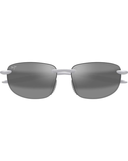 Maui Jim Gray Hookipa 63Mm Polarizedplus2 Rectangular Sunglasses