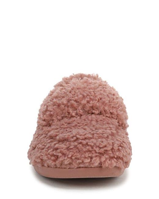 Vionic Pink Snuggle Faux Shearling Slipper
