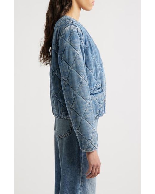 Rails Blue Ency Quilted Denim Jacket
