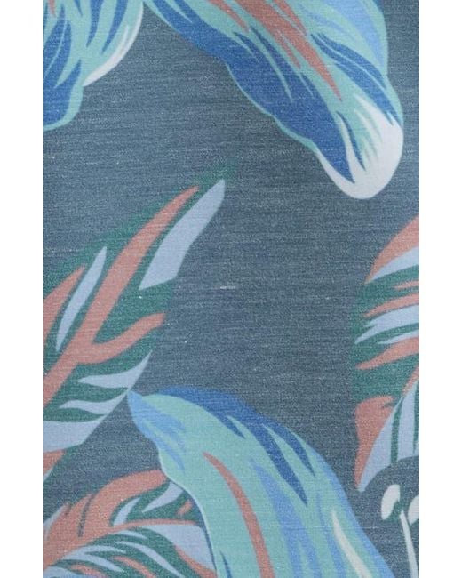 Dark Seas Blue Ritter Button-Up Shirt for men