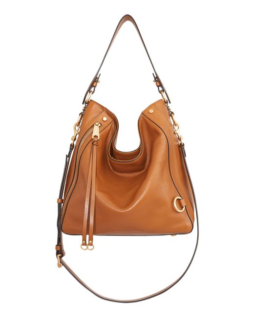 Rebecca Minkoff Brown Mab Leather Hobo Bag