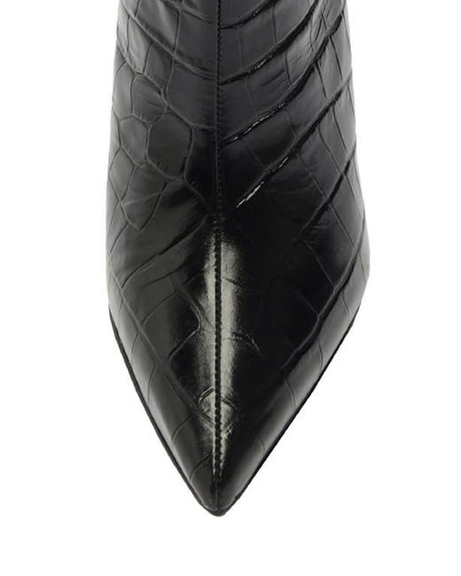 SCHUTZ SHOES Black Maryana Pointed Toe Boot