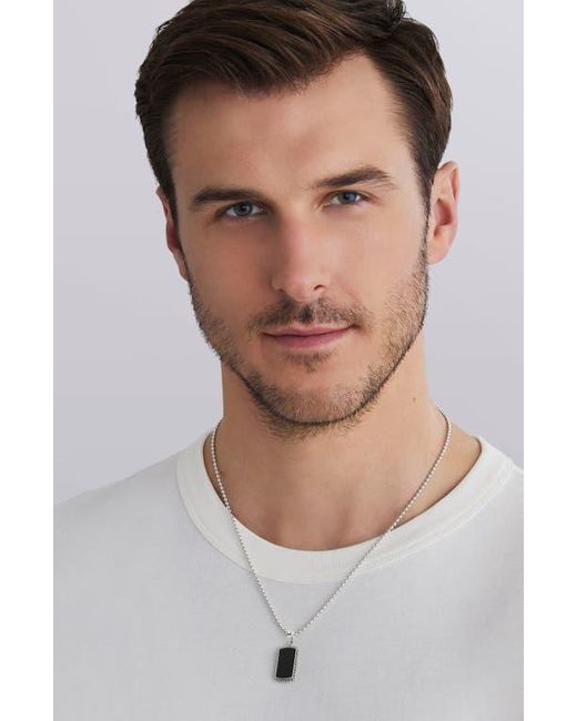 Lagos Black Anthem Agate Id Tag