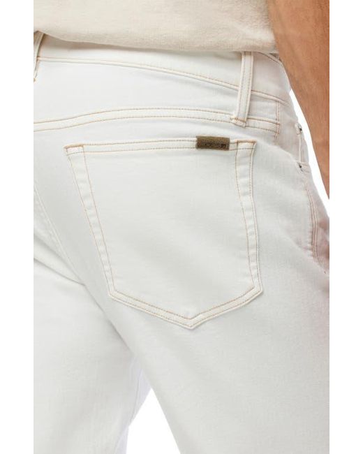 Joe's Jeans White The Brixton Slim Straight Leg Jeans for men