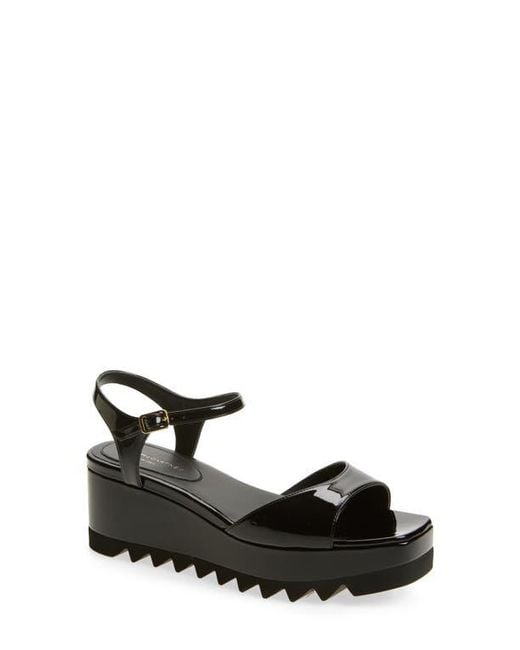 Stella McCartney Black Elyse Platform Sandal